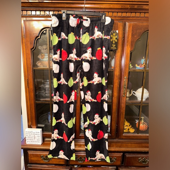 NWT Bottoms Out Mens Lab Labrador Retriever Puppy Christmas Pajama Pants  Sz XL - Picture 1 of 9